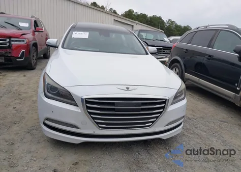 2015 Hyundai Genesis 5.0 из США, поврежденный, VIN KMHGN4JF8FU052984